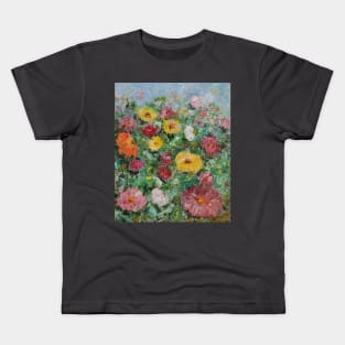 Wild Flowers Field Kids T-Shirt